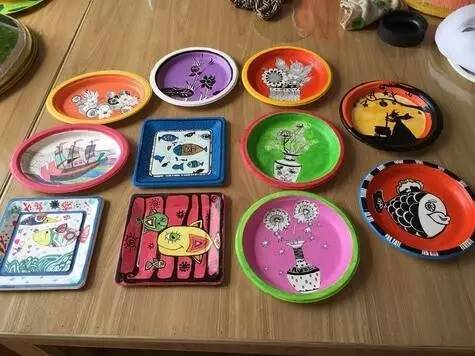 【纸盘手工】颜值逆天,纸盘画,手工创意来袭!