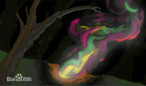 神话系列:怪异的无形生物,无法描述的颜色--星之彩