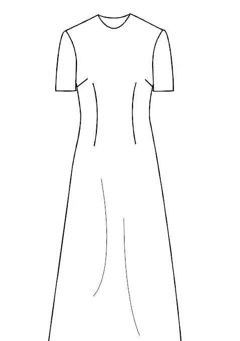 各种款式连衣裙的直裁法、原型法与纸样变化教