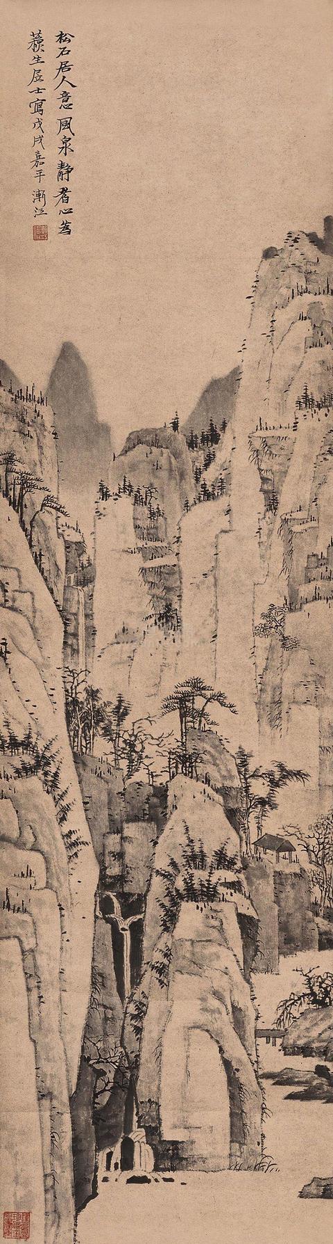 他是新安画派的开山人 敢言“天地是吾师，万壑千崖独杖藜”