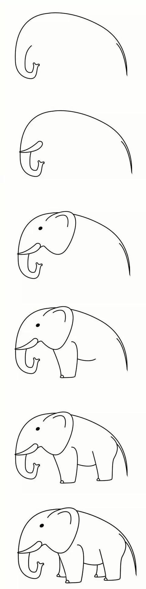 各种动物画画教程,果断收藏