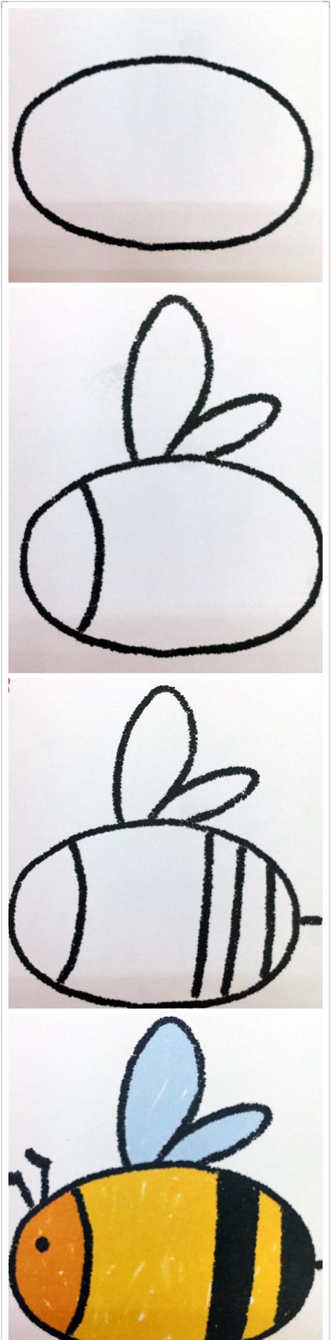 不用担心,只需4步就可以画一幅简单的画,小朋友易学,易画,易懂.