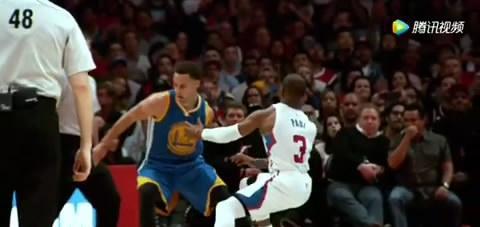 NBA争议事件之库里晃倒保罗？超慢动作回放还原事件真相！