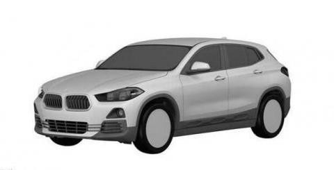 宝马首次曝光了X2系列的专利申报图