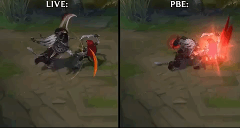 lol测试服1月27日最新改动:狮子狗q动画改动,新版乌鸦w调整!