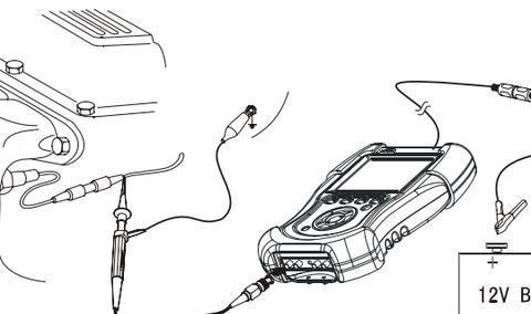 用KT600示波器功能测试氧传感器