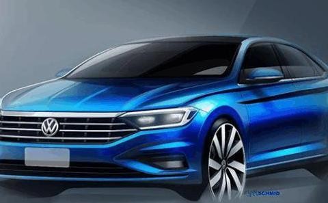 配全液晶仪表神似大众CC,新捷达这样的设计，月销5万没问题