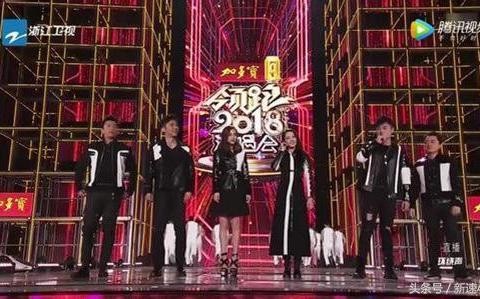 网红天佑参加浙跨年晚会