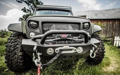 乔治巴顿改装6X6牧马人, 福特猛禽见了都害怕