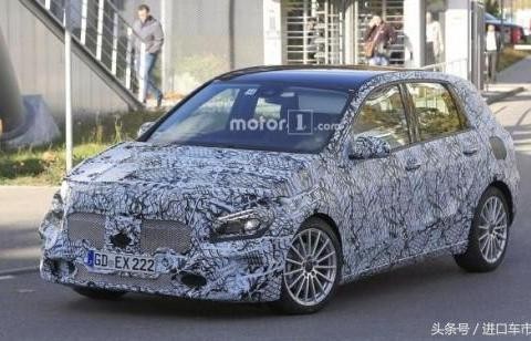 全新奔驰B级在瑞典路试，有望增加一套四驱系统