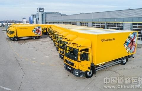 曼恩商用车向克罗地亚邮政交付27辆卡车