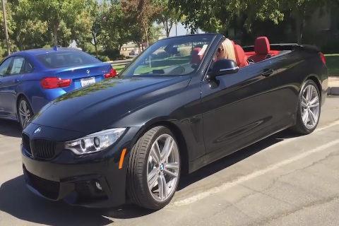 宝马敞篷车的后备箱有多霸气，女销售打开的瞬间才明白