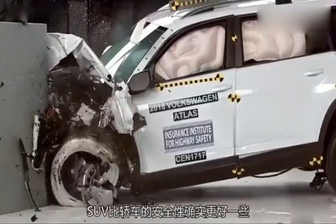 权威数据发布,suv和轿车谁更安全_在货车面前全部都得死
