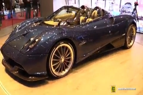 2017 日内瓦车展实拍 帕加尼 Huayra Roadster