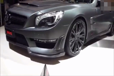 V12敞篷车 实拍巴博斯改装奔驰AMG SL65
