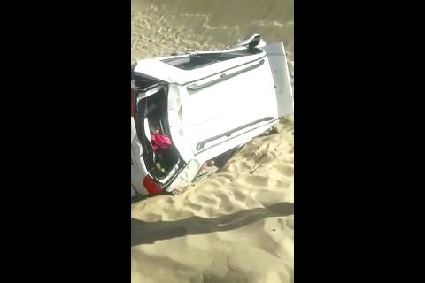 SUV车主滑跃式起飞成功，但着陆还没学会