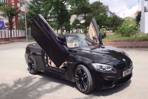 宝马4系敞篷车装上剪刀门 提升撩妹指数