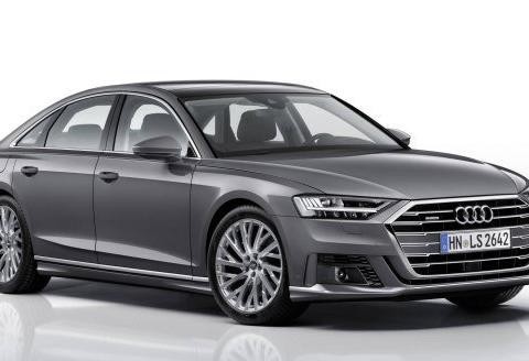 奥迪A8运动套件版 或是新S8设计风格预演