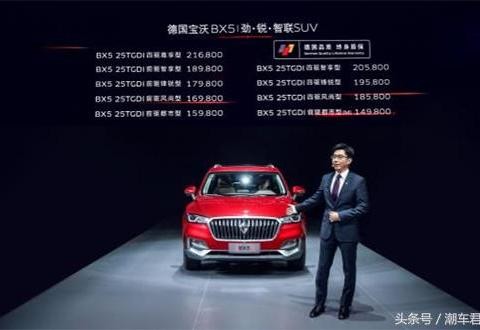 14.98万-21.68万 宝沃BX5震撼上市