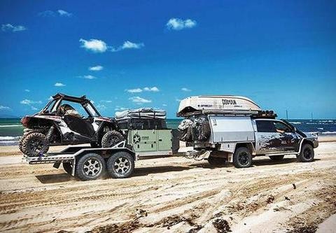 搭帐篷露营简直太无聊，如此强大的拖车玩出另一种态度！