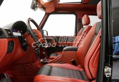 奢华源于细节，奔驰G500改装红黑个性内饰！