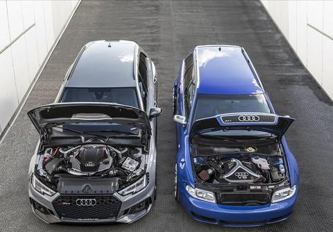 经历17年，全新奥迪RS4与2001年奥迪RS4Avant！