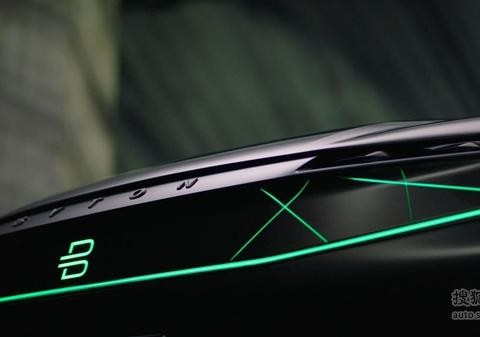 拜腾首款概念车预告图发布 将1月7日首发