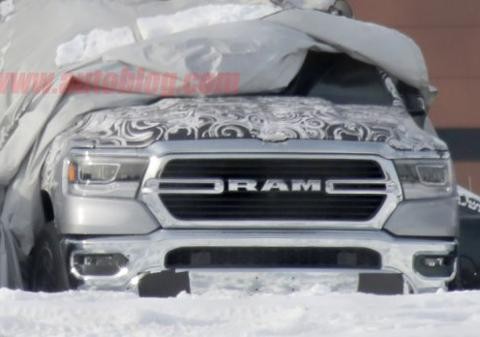 北美车展亮相 曝全新道奇Ram 1500谍照