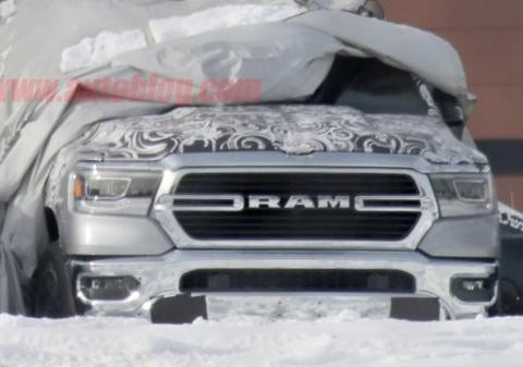 北美车展亮相 曝全新道奇Ram 1500谍照