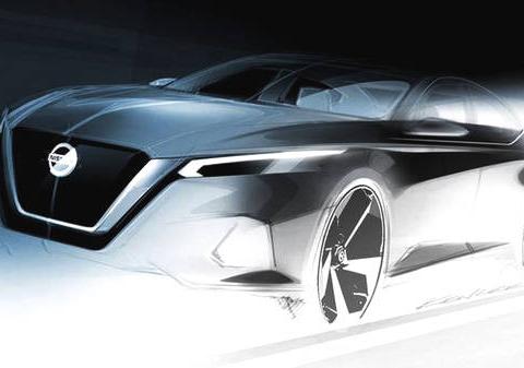 曝日产全新Altima预告图 纽约车展亮相