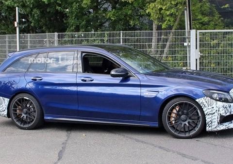2019款奔驰-AMG C63旅行车最新谍照