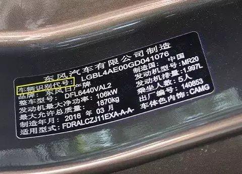 车架号都不会看?难怪你买到库存车还不知道!