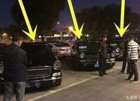 停车场红旗L5旁空车位没人敢停，如此强大气场劳斯莱斯根本比不