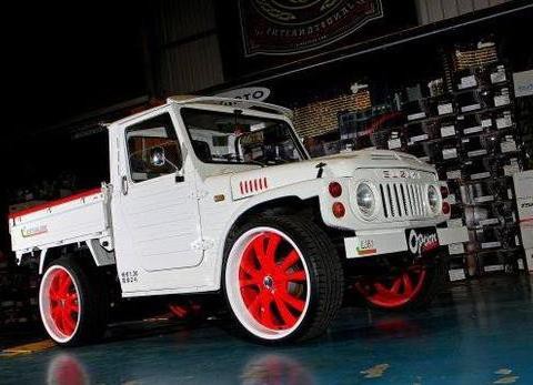 别老看家用轿车了，看看这款Q版大脚小货卡