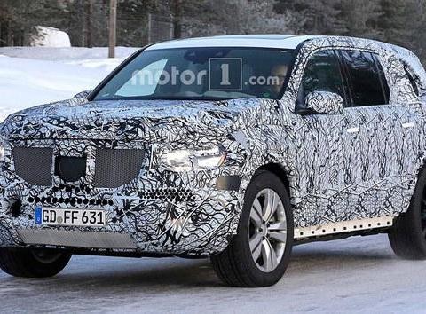 2019款奔驰GLS测试谍照 或装配混动系统
