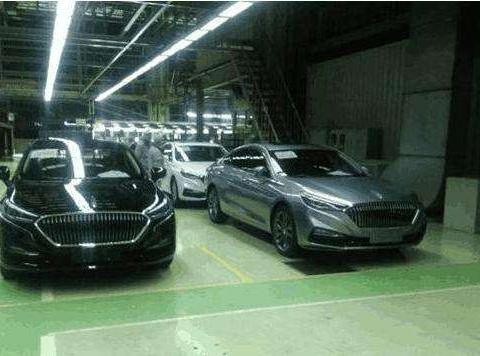 实拍大量红旗H5, 一汽工厂正批量生产, 16万起售果断放弃奥迪A4L