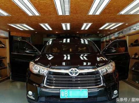 新汉兰达改装法国奔朗汽车音响美国超低音让爱车有沁人心脾的靓音