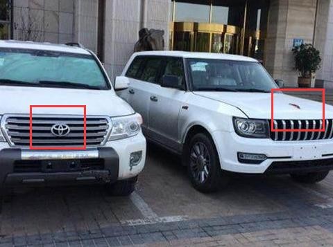 红旗LS5偶遇丰田陆地巡洋舰，国产车锋芒毕露，哪台车更强？