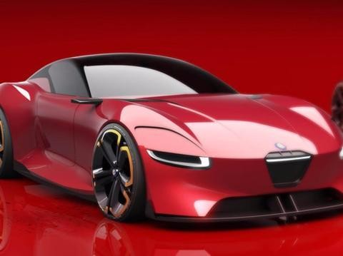 堪比法拉利 阿尔法·罗密欧全新超跑效果图