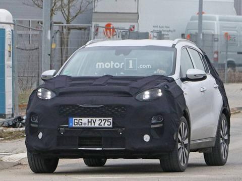 全新灯组/年内亮相 曝起亚新款KX5谍照