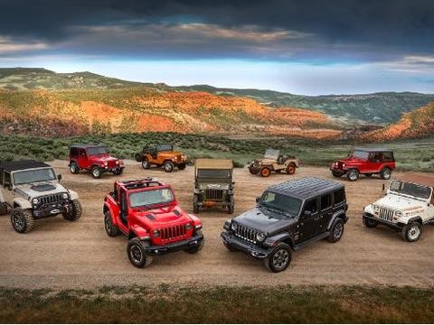 SUV新标杆 第四代全新Jeep牧马人全球首秀