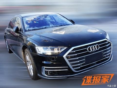 疑似中配车型 全新奥迪A8L国内最新谍照