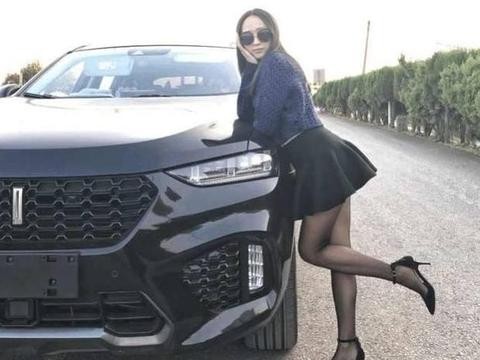 长城最精致的SUV，女司机提魏派VV7，黑色真的很好看！