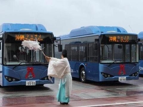 扬眉吐气，比亚迪K9电动车进驻冲绳岛