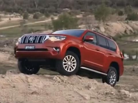 2018款丰田普拉多高清鉴赏与动态驾驶