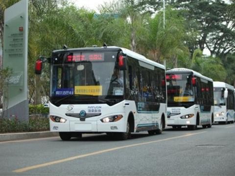 当电动汽车遇上自动驾驶 深圳自动驾驶公交上路试运行