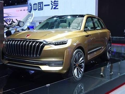 红旗全新SUV，售价35万，后排4块液晶屏幕