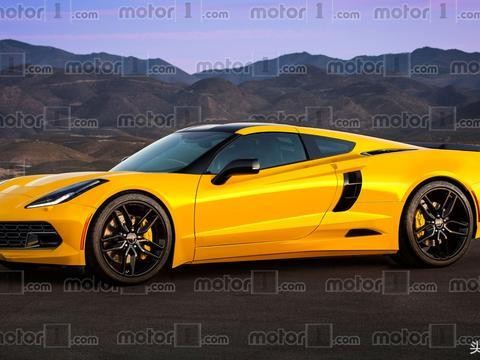 科尔维特C8假想图曝光，推3款V8发动机 有望2018年亮相