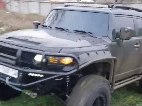 FJ酷路泽硬气改装与越野小试