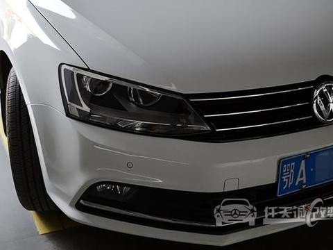 大众速腾 改装钻石版双光透镜、飞利浦XV灯泡，效果提升惊艳